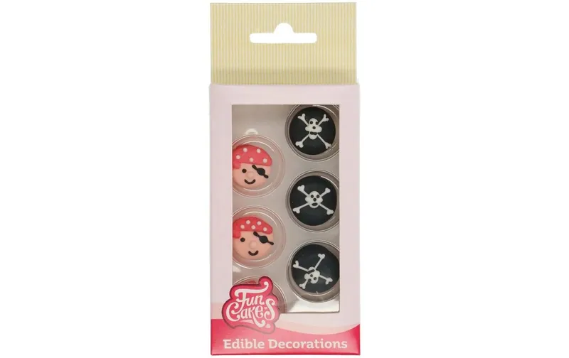 Funcakes Zuckerdekor Piraten 12 pezzi