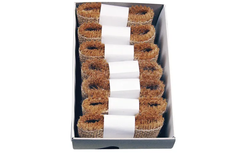 GOLDINA Juteband 6 cm x 2 m, Braun, 1 Stück