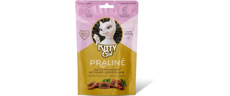 KITTY Cat Katzen-Snack KittyCat Praliné Huhn, Leber 50 g