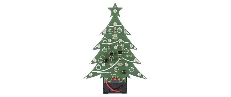 Whadda Bausatz Weinachtsbaum blu LED, con un/in Schalter
