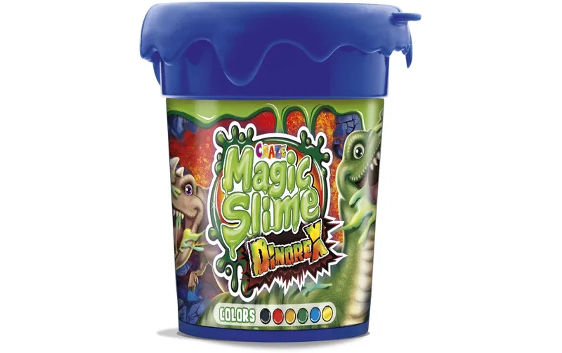 Craze Magic Slime Dino con Sammelfigur assortiert