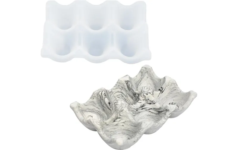 Jesmonite Giessform Eierbox, 14.5 cm x 10 cm