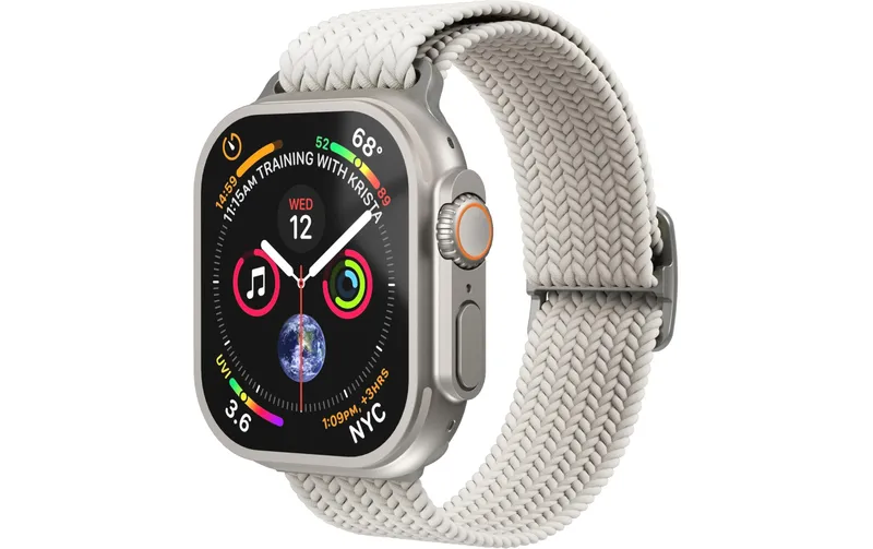 Vonmählen Armband Woven Loop Apple Watch 40/41/42 mm Cream