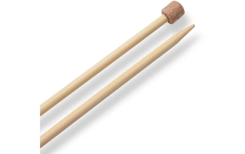 Prym 1530 Jackenstricknadel BAMBUS 4.00 mm, 33 cm