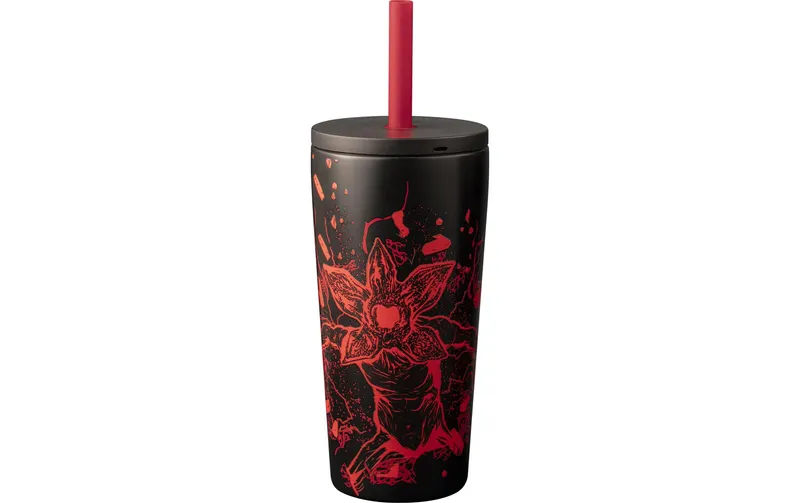 Bialetti Trinkbecher Stranger Things, 600 ml, nero / rosso
