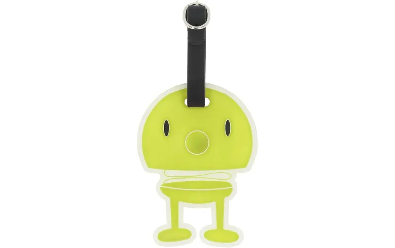 Hoptimist Kofferlabel noir/vert