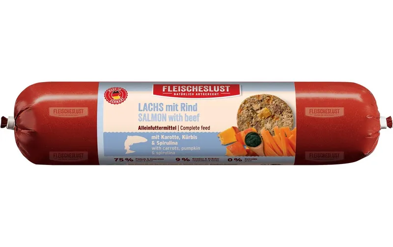 Fleischeslust Nassfutter Classic Frischer Lachs, 400 g