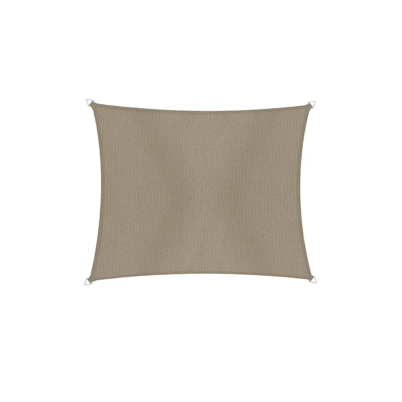 Windhager Sonnensegel Cannes, 4 x 5 m, Eckig, Taupe