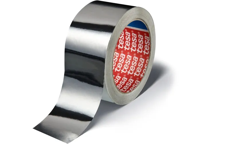tesa Aluminiumklebeband 50 mm x 50 m, Silber/Grau