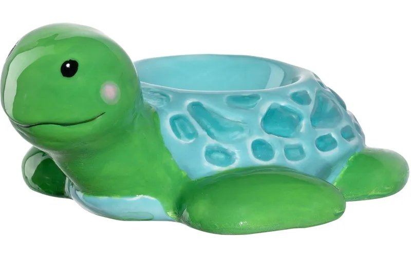 LEONARDO Kindereierbecher Avventura Schildkröte, verde/Hellblau