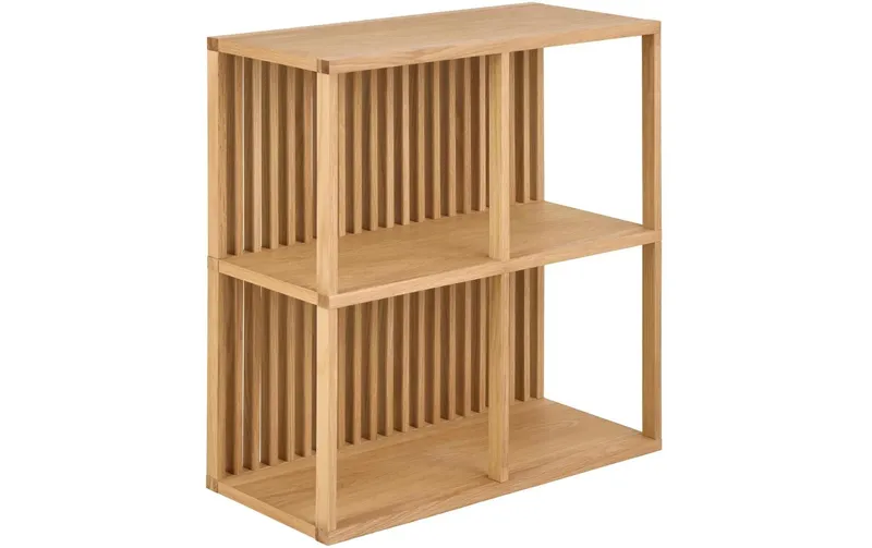 AC Design Wandregal Wellington Hellbraun, 67 x 31 x 69 cm