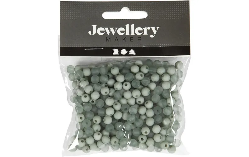 Creativ Company Kunsttissuperlen 6 mm, Mint, 150 Stk.
