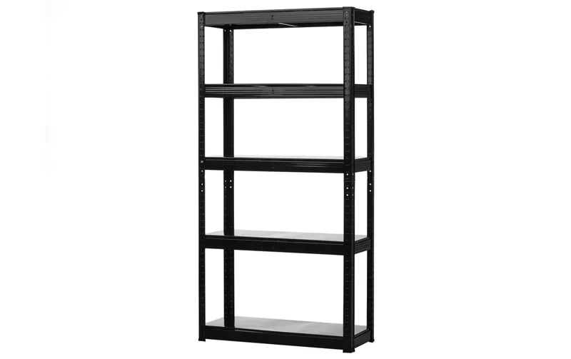 STRUCT Schwerlastregal noir mit 5 Tablaren