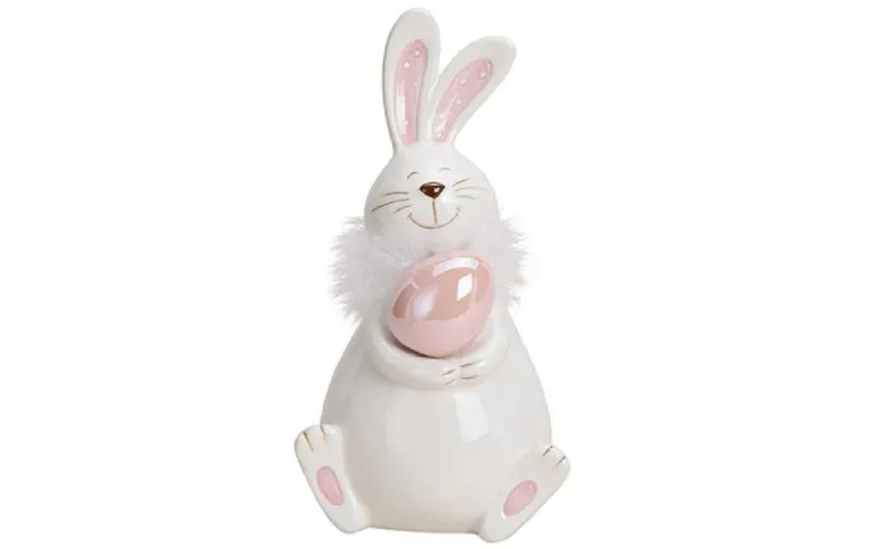 G. Wurm Hase Weiss, Hellrosa