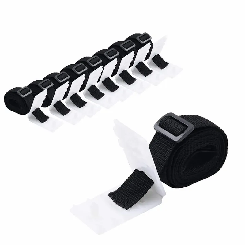 Universal-Befestigungsbänder für Pool-Aufroller 8 Stk. 1,8 m