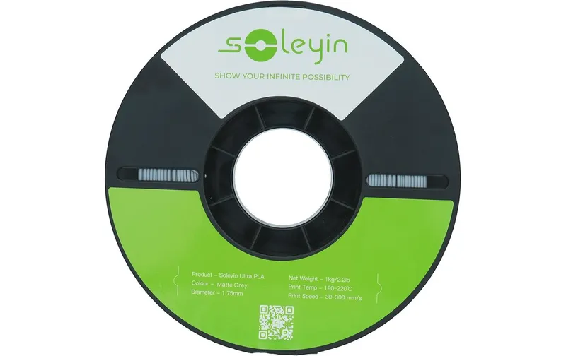 Creality Filament Soleyin Ultra PLA Mattgrau gris/blanc 1.75 mm 1 kg