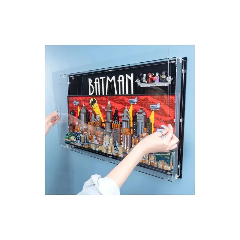 iDisplayit Baukasten Acryl-Wand-Display für LEGO 76271 Batman