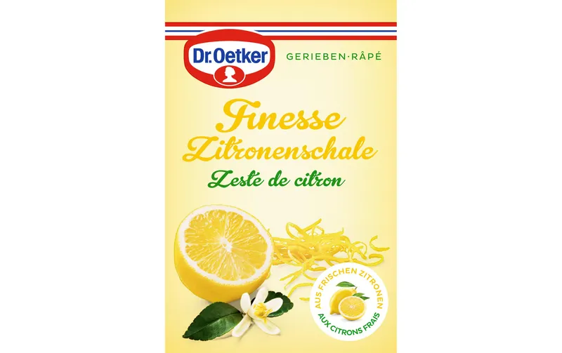 Dr.Oetker Finesse Geriebene Zitronenschale 18 g