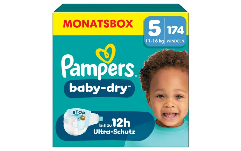 Pampers Windeln Baby Dry Junior Grösse 5