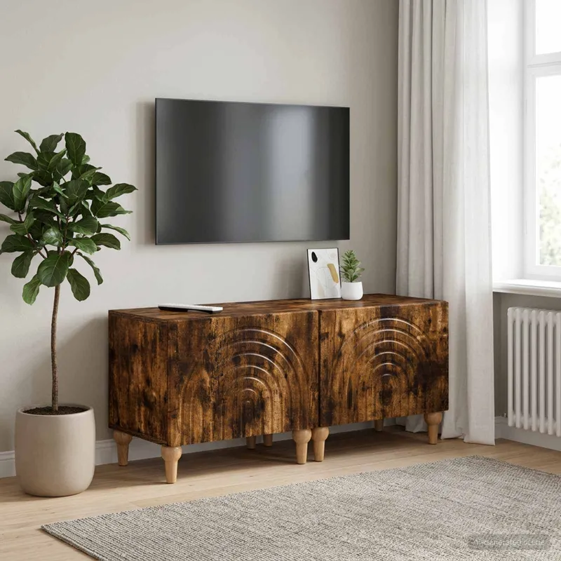 TV-Schrank Raucheiche derivato del legno