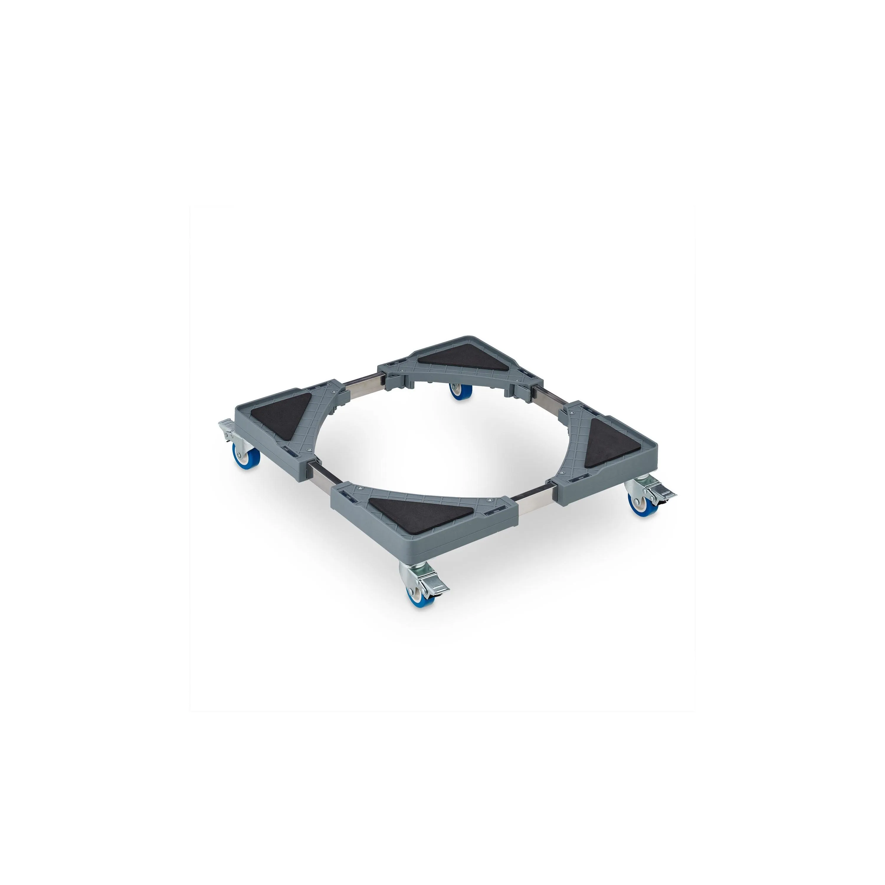 relaxdays Pflanzenroller Silber/Grau