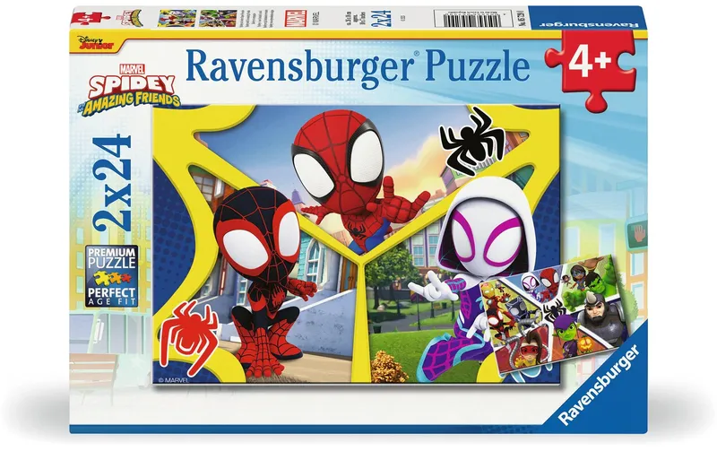 Ravensburger Puzzle Spidey et seine Freunde 2 x 24 Teile