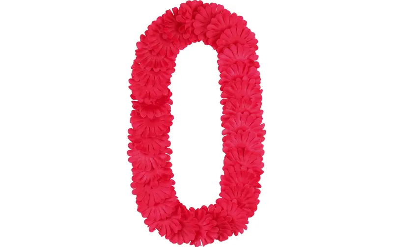 Partydeco Halskette Hawaii 120 cm, Dunkelrosa