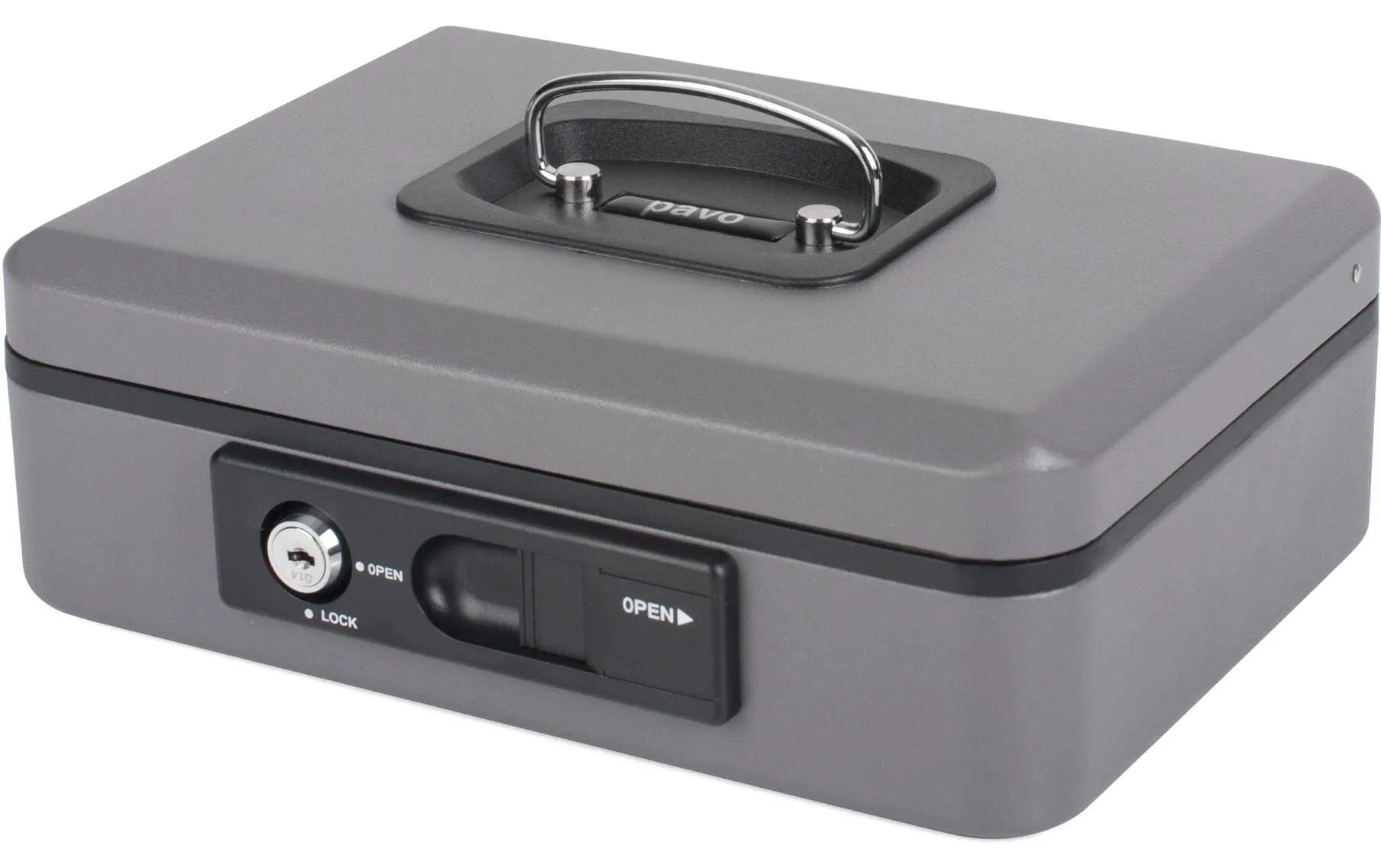Pavo Geldkassette Deluxe 10", Silber