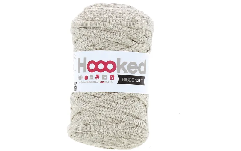Hoooked Wolle Ribbon XL 250 g, Beige