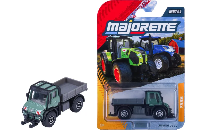 Majorette Farm Premium Unimog U530 gris vert