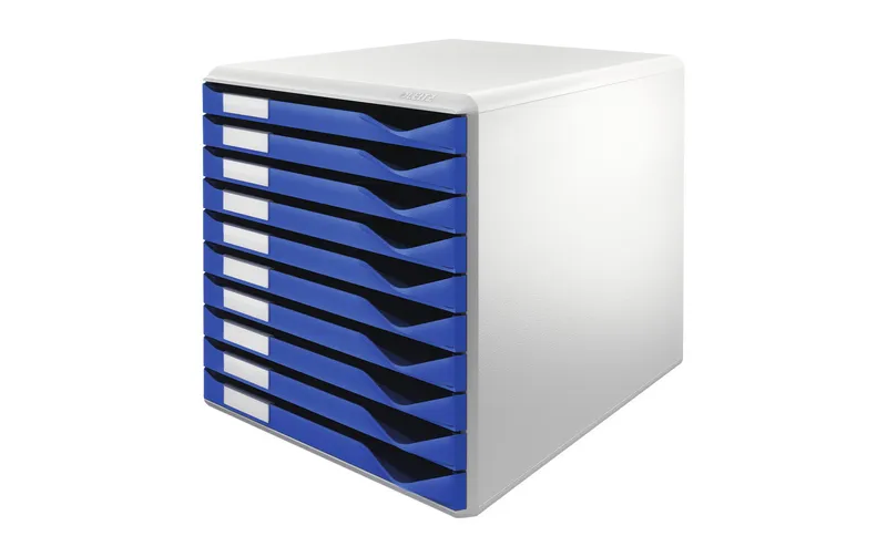 Leitz Schubladenbox Formular-Set 10 Schubladen, bleu