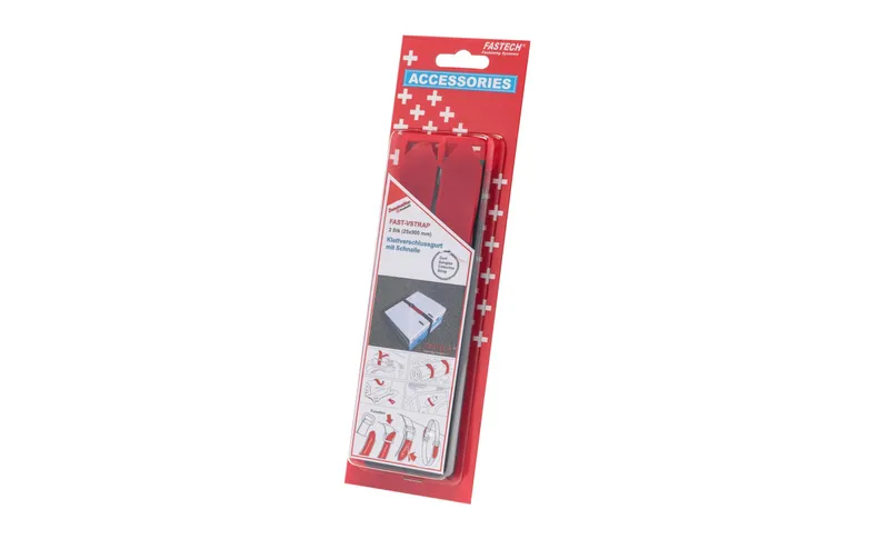 FASTECH Schlaufenband FAST VSTRAP 25 x 900 mm, noir/rouge