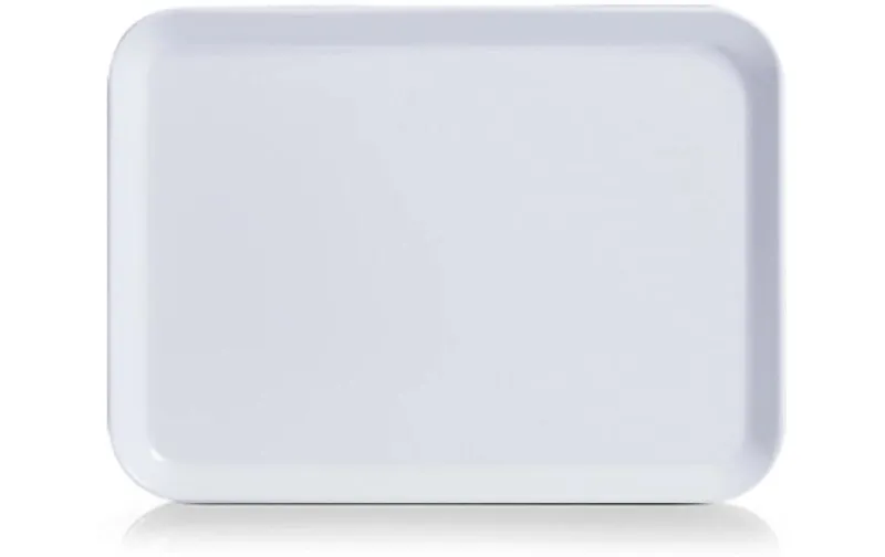 Zeller Present Serviertablett Melamin bianco