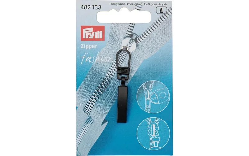 Prym Klettverschluss noir, 43 mm x 6 mm
