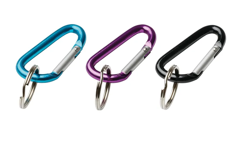 Robert Rieffel Schlüsselkarabiner 50 mm, 2 Stück, assortiert