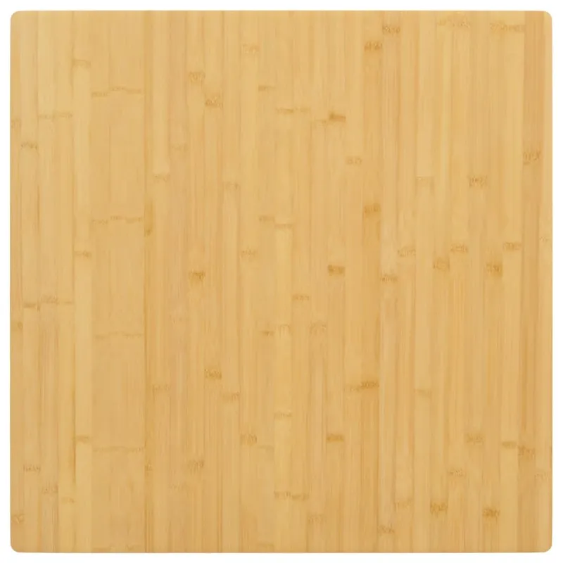 Tischplatte 80x80x1,5 cm Bambus