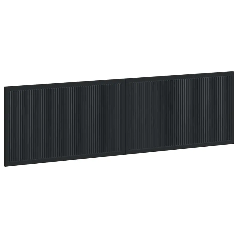 Tête de lit murale EDE Noir Bois d'ingénierie