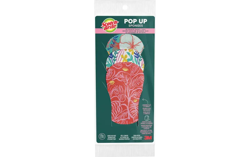 Scotch-Brite Geschirrschwamm 3M Pop Up 3 pezzi