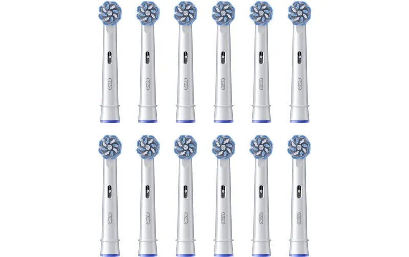 Oral-B Zahnbürstenkopf Sensitive Clean 12 Stück, Weiss
