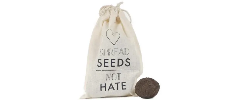 Gorilla Gardening Seedballs SPREAD SEEDS – NOT HATE