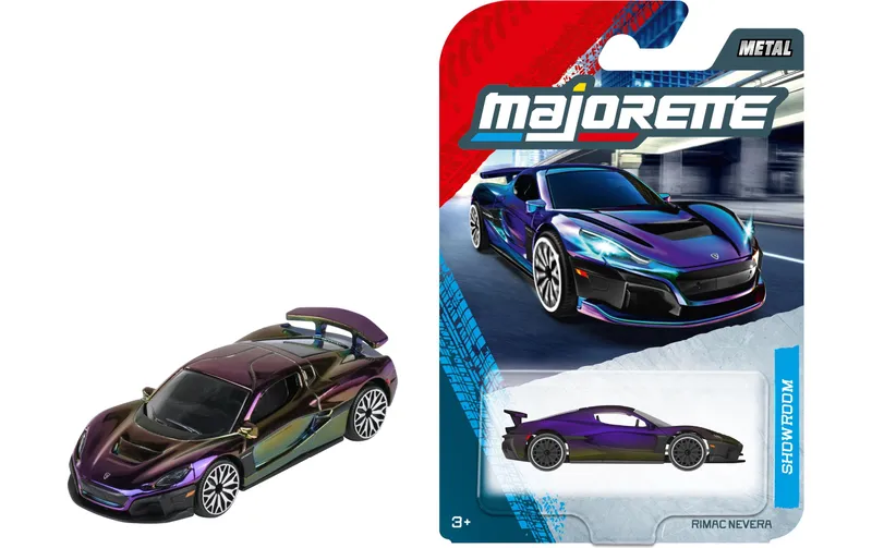 Majorette RIMAC Nevera Rainbow Metall, 1:64, Mehrfarbig, Rainbow