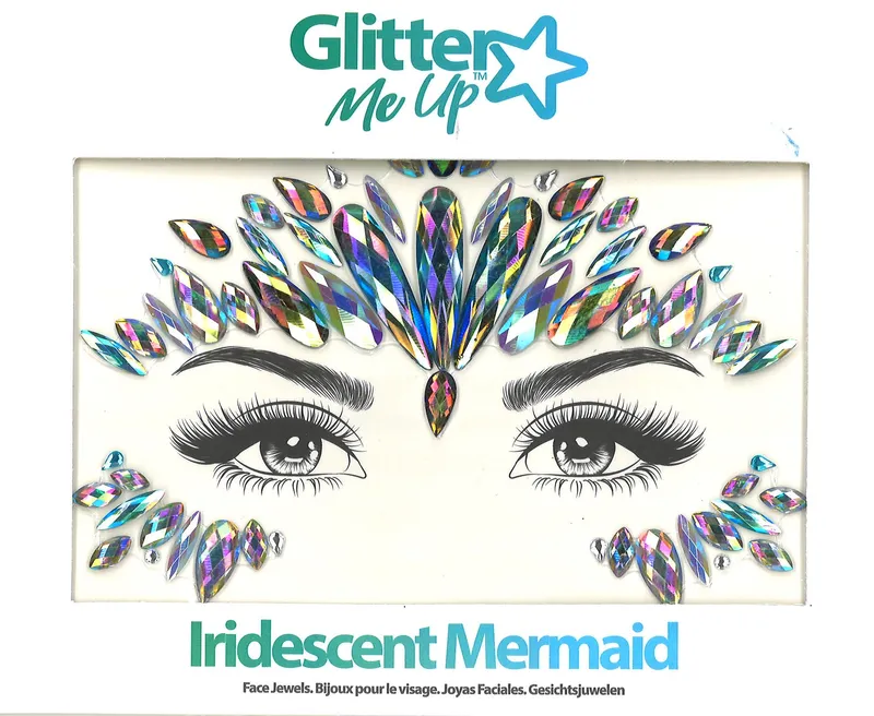 Face Jewels Iridescent Mermaid