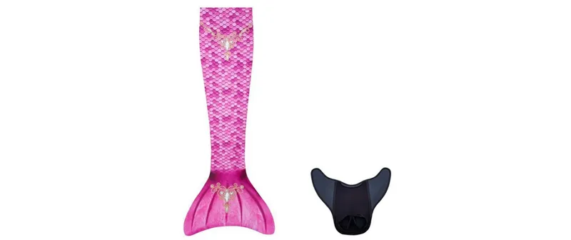 Meili Schwimmflossen Meerjungfrau-Flosse Princess S