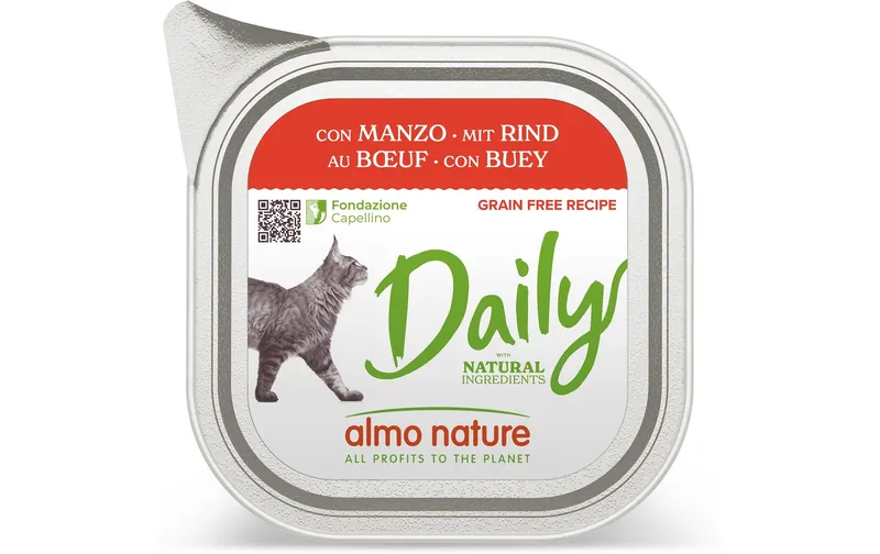 Almo Nature Nassfutter Daily mit Rind 100g