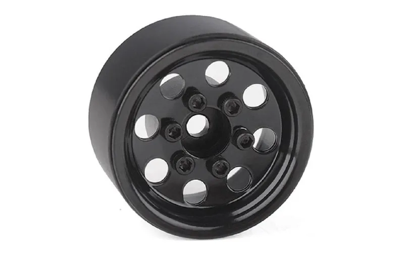 RC4WD Felgen Stamped Steel 1.0" Pro8 Beadlock Schwarz, 4 Stück