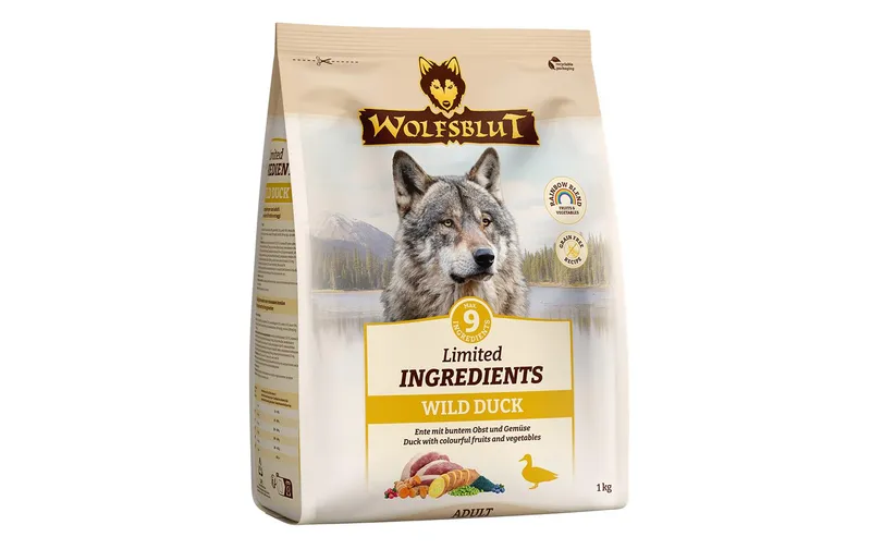 Wolfsblut Trockenfutter Adult Wild Duck 1 kg