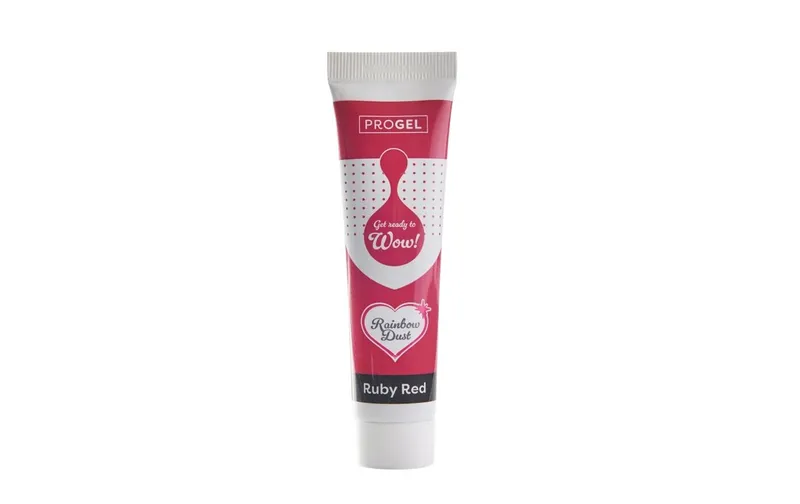 Rainbow Dust Lebensmittelfarben-Gel ProGel Rubinrot
