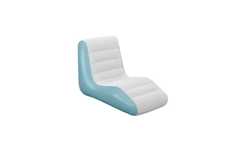 Bestway Aufblasbarer Sessel Leisure Luxe blanc/vert, 133 x 79 cm