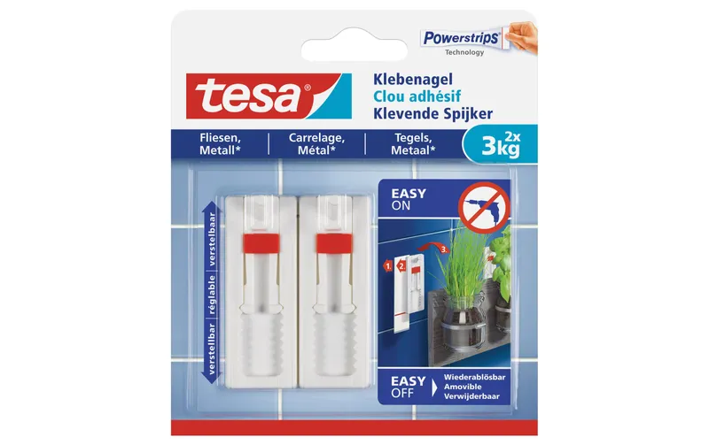 tesa Klebenagel 3 kg per Fliesen + metallo