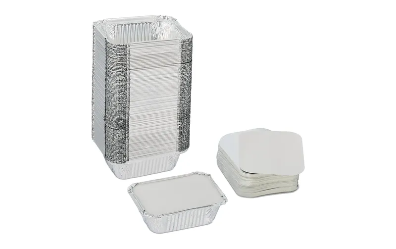 relaxdays Grillschale mit Deckel 100 Stück